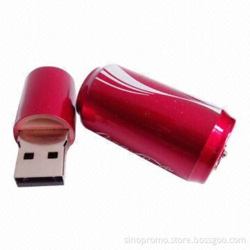 USB Disk, Made of Aluminum Material